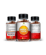 Omega-3 Fish Oil Gummies. Fish Oil Supplements/Vitamin for Men &amp; Women –... - £21.80 GBP