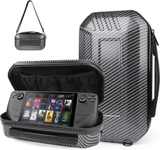 Carrying Case Compatible w Steam Deck Protective Hard Shell Travel Carry Bag NEW - £35.52 GBP