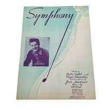Vintage 1945 Symphony Johnny Desmond Tabet &amp; Bernstein Sheet Music Book Chappell - £11.94 GBP