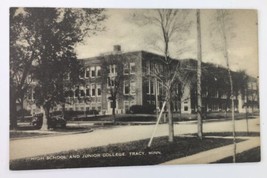 MN, Tracy, Minnesota, PC, High School and Junior College Building Posted 1941 - $7.00