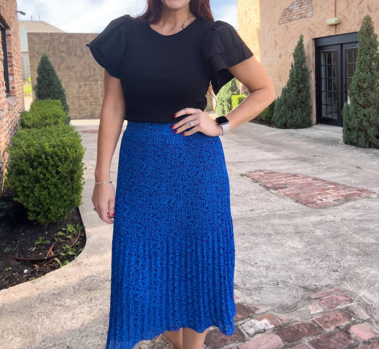 Skies Are Blue In Due Time Skirt Size 2X - $44.55