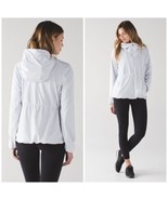 Lululemon Belle Jacket Hooded in Alpine White Swift Ultra Light Size 10 - £55.36 GBP