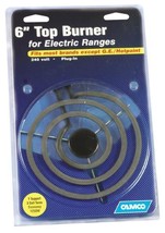 CAMCO 00143 6&quot; INCH OVEN STOVE RANGE TOP BURNER UNIVERSAL PLUG IN 6836365 - £31.45 GBP