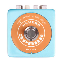 Mooer Spark Series Reverb True Bypass Compact Room Spring Guitar Effects Pedal - £65.54 GBP
