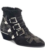 NEW CHLOE Genuine Susanna Shearling Studded Booties (Size 37) - MSRP $1,... - £707.68 GBP