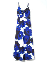 New Banana Republic Blue Floral White Adjustable Straps Flowy Maxi Dress... - £55.03 GBP