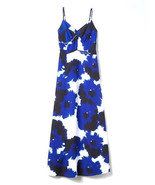 New Banana Republic Blue Floral White Adjustable Straps Flowy Maxi Dress... - £56.08 GBP