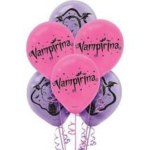 Vampirina Latex Balloon Bouquet Birthday Party Supplies 6 Printed Pieces New - $6.95