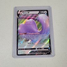 Pokemon Card Ditto V Holo Ultra Rare Shining Fates #050/072 NM/M 2021 - £5.61 GBP