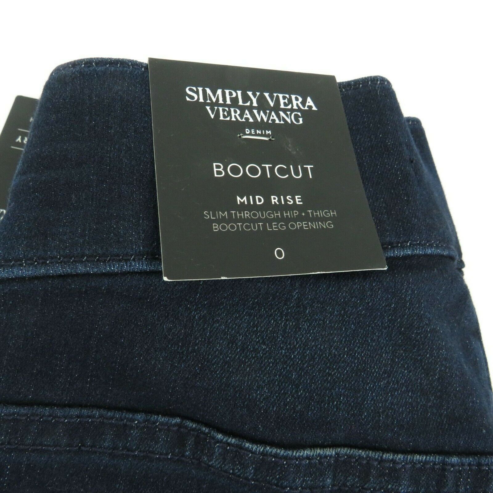 Simply Vera Vera Wang Bootcut Blue Jeans 0 and similar items