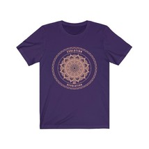 Evolution Not Revolution Spiritual universe Mandala tshirt Unisex Jersey  - £15.97 GBP