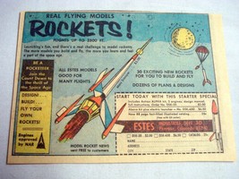 1968 Color Ad Estes Rockets picturing the Mars Snooper Rocket - £6.38 GBP