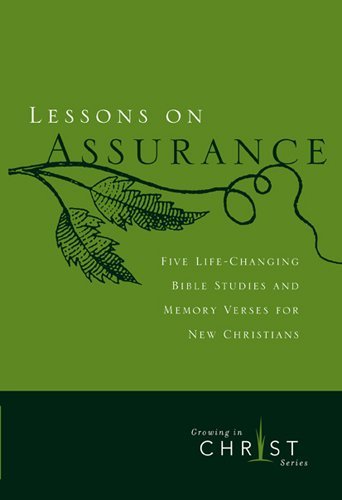 Lessons on Assurance: Five Life-Changing Bible Studies and Memory Verses... - $5.99