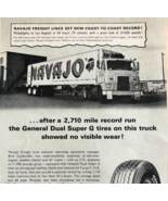 1965 General Dual Super G Tires Advertisement Navajo Freight Lines DWF15 - $29.99