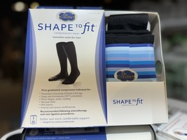 Dr. Comfort Men&#39;s Executive 20-30 mmHg Stripes Socks (SIZES) Shape to Fit - $18.00