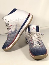 2016 Nike Air Jordan Xxxi 31 Usa Olympic White Red True Blue 845037-107 Size 12 - £194.61 GBP