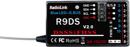 R9DS 10 Channels 2.4Ghz RC Receiver SBUS/PWM Long Range Control for T - £45.61 GBP