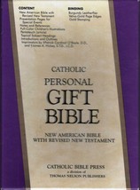 Catholic Personal Gift Bible New American with Revised New Testament 9033BG - £31.45 GBP