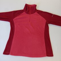 Columbia XL6624 Women's Red 1/4 Zip Pullover Sweatshirt Lightweight Size Large image 13