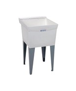 Mustee 19F Utilatub Laundry Tub Floor Mount, 24-Inch x 20-Inch, White - $178.37 CAD