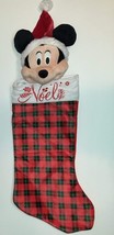 Disney Magic Holiday Mickey Mouse Santa Animated Musical Stocking Christ... - $24.75