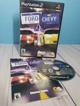 Ford VS Chevy PS2 CiB Manual Tested - Very Good - $4.46