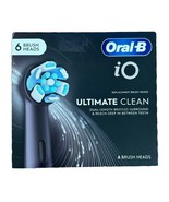 Oral-B iO Series “Ultimate Clean” 6 Replacement Brush Heads (White/ Black) - $47.95 CAD