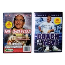 THE WRESTLER &amp; COACH OF THE YEAR Double Feature DVD, Ed Asner Robert Con... - £7.38 GBP