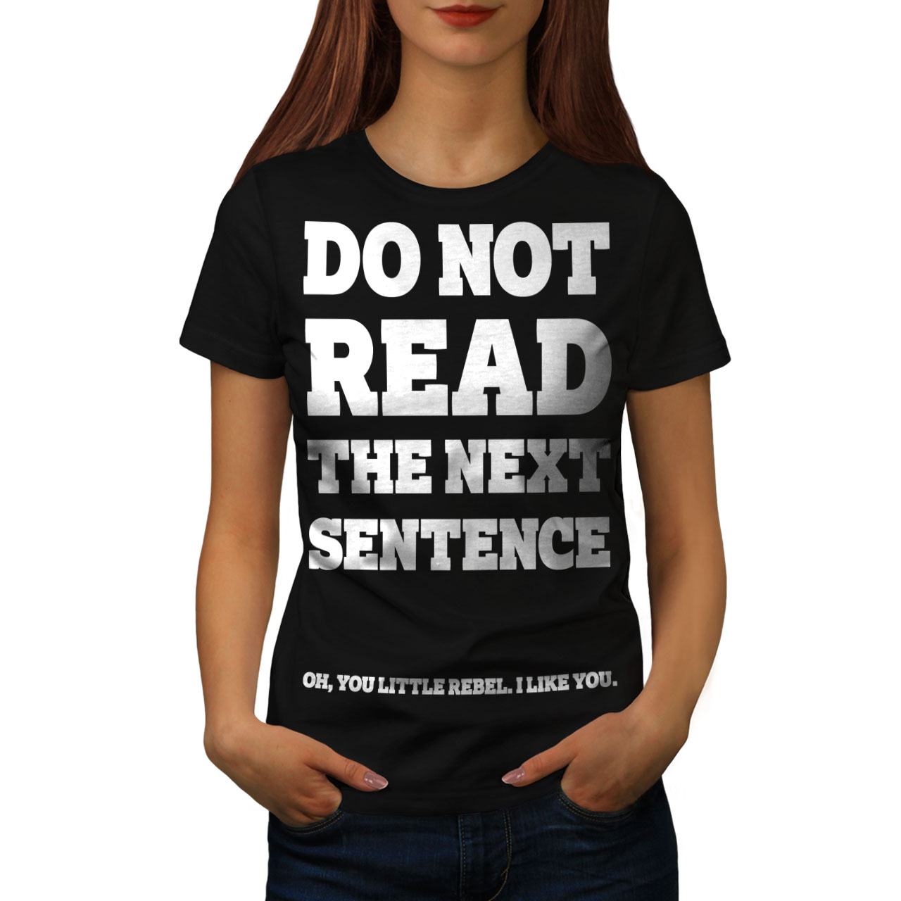 Women's Do Not Read The Next Sentence T Shirt Funny English Shirt for Women