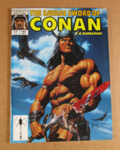 The Savage Sword of Conan the Barbarian 143  Marvel Comics 1987 High Grade - £5.85 GBP