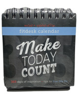 Make Today Count Fitlosophy Fitdesk Calendar 365 Days Of Inspiration Tip... - £10.39 GBP