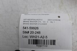 Brake Master Cylinder Fits 03-06 PORSCHE CAYENNE 77110 image 2