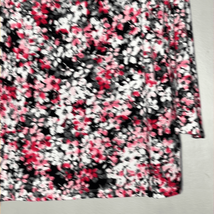 J.JILL Wearever Crew-Neck Ballet-Sleeve Top Knit Womens SIze M Floral Print - $17.64