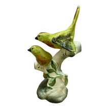 Maddux of California Pottery Two Yellow Parakeets Figurines Vintage 8.75” - £32.86 GBP