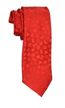 $ave On Product Designer John Mens Dress Necktie Red Christmas Gift - £7.08 GBP