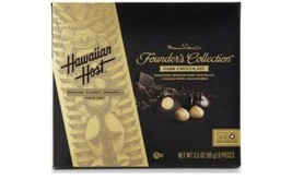 hawaiian host founders Collection Dark Chocolate Macs 3.5 Oz (pack Of 2 ... - £37.93 GBP