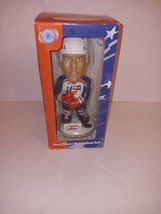 USA Hockey Brian Leetch 2001 Hand Painted Bobblehead Collectible Series - £27.62 GBP