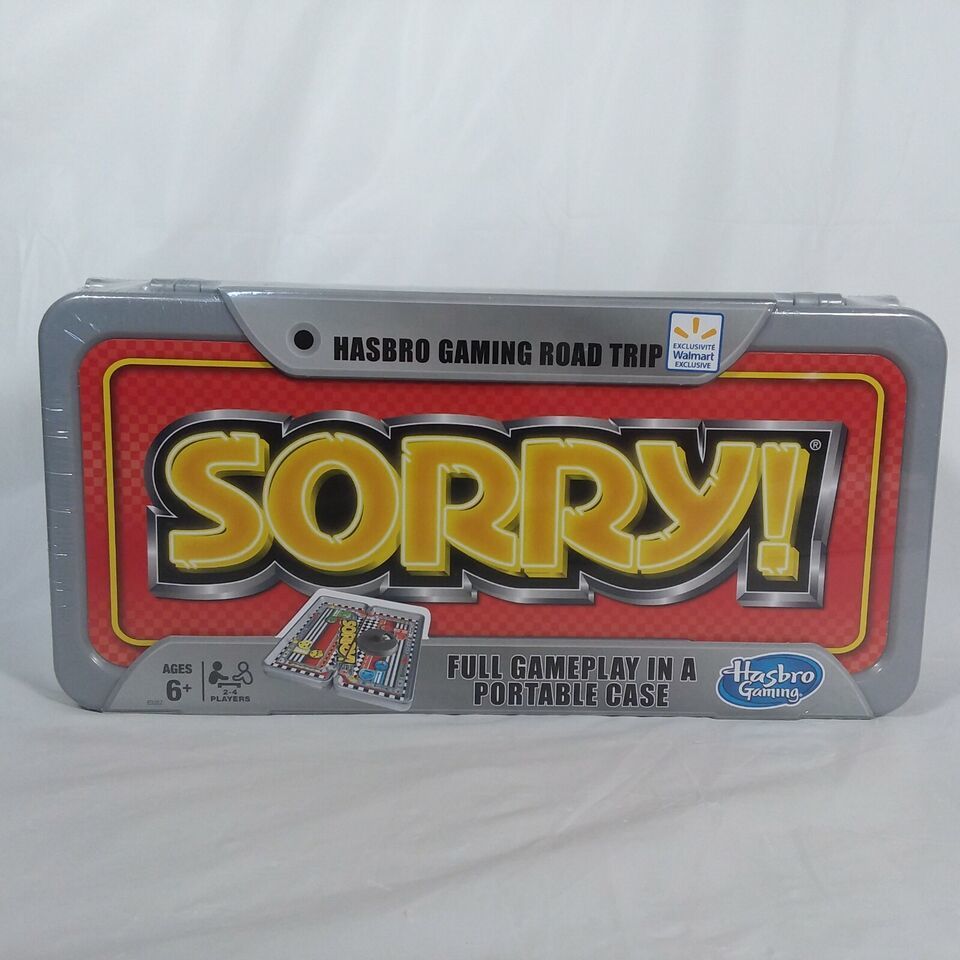 Hasbro Roadtrip Sorry Game Travel Sorry Game Ages 6+ 2-4 Players - $17.67