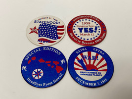 Lot 4 Hawaii Statehood 50th State August Milk Cap POG - $16.83