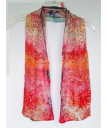 New Katherine D Stein Handmade Orig Artist Translucent Floral design Sil... - $15.83