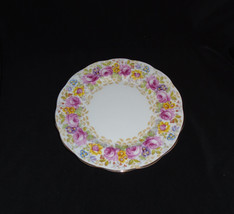 Royal Albert Serena 8&quot; Salad Dessert Plate Gold Trim Vintage Bone China - £16.08 GBP