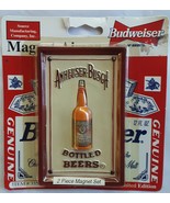 Budweiser Anheuser Busch Bottled Beers 2 Piece Magnet Collector Limited ... - $20.00