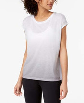 Ideology Womens Yoga Fitness T-Shirt, Smooth Grey, Size XL - £7.56 GBP
