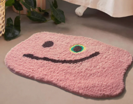 Pink Little monster rug, super cute pink doormat, cartoon bathroom mat - £43.85 GBP