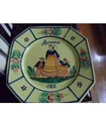 HB QUIMPER Yellow Breton 1ST Edition Maman 1982, Mother&#39;s Day - $146.20 CAD