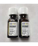 Pack of 2 Aura Cacia Rosemary Pure Essential Oil .5 fl oz (15mL) - $13.72 CAD