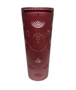 Starbucks 2022 Pink Shimmer Shell Mermaid Scales Cold Cup Tumbler 24oz N... - $20.33 CAD