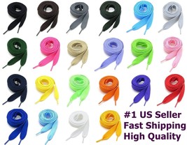 10 Pairs 52&quot; Thick Shoelace Sneakers Athletic Shoelace 23 Color String S... - £12.74 GBP