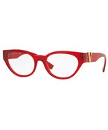 Versace 3282 Eyeglasses Women&#39;s Red Authentic New - $199.95