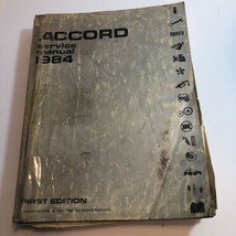 Honda Accord Service Manual 1984 Repair Guide Engine Brake Suspension He... - $8.56